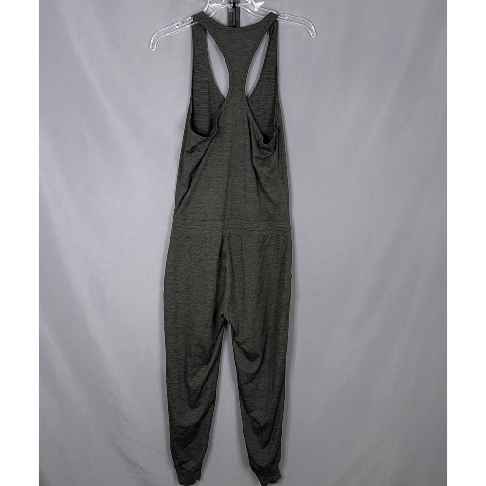Vuori Lux Jumpsuit Womens XS Heather Gray Racerback Jogger Drawstring Pockets - Picture 3 of 10